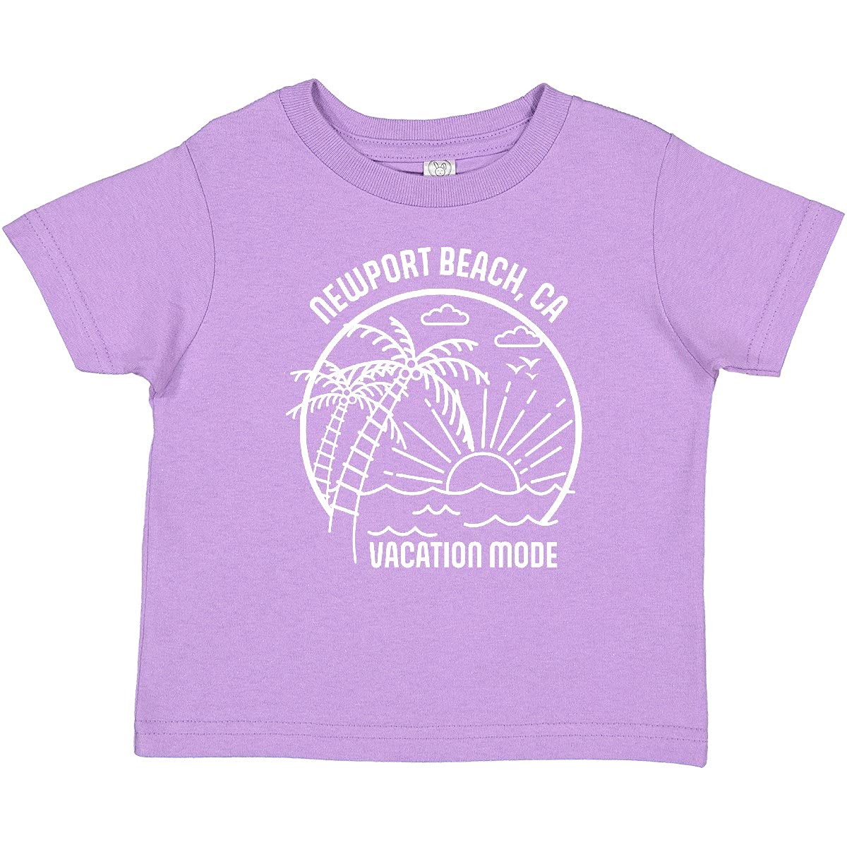 Inktastic Summer Vacation Mode Newport Beach California Baby T-Shirt - Cute Graphic Tee for Boys & Girls - Soft Cotton Infant Shirt - Perfect for Beach Trips, Family Vacations & Summer Outfits