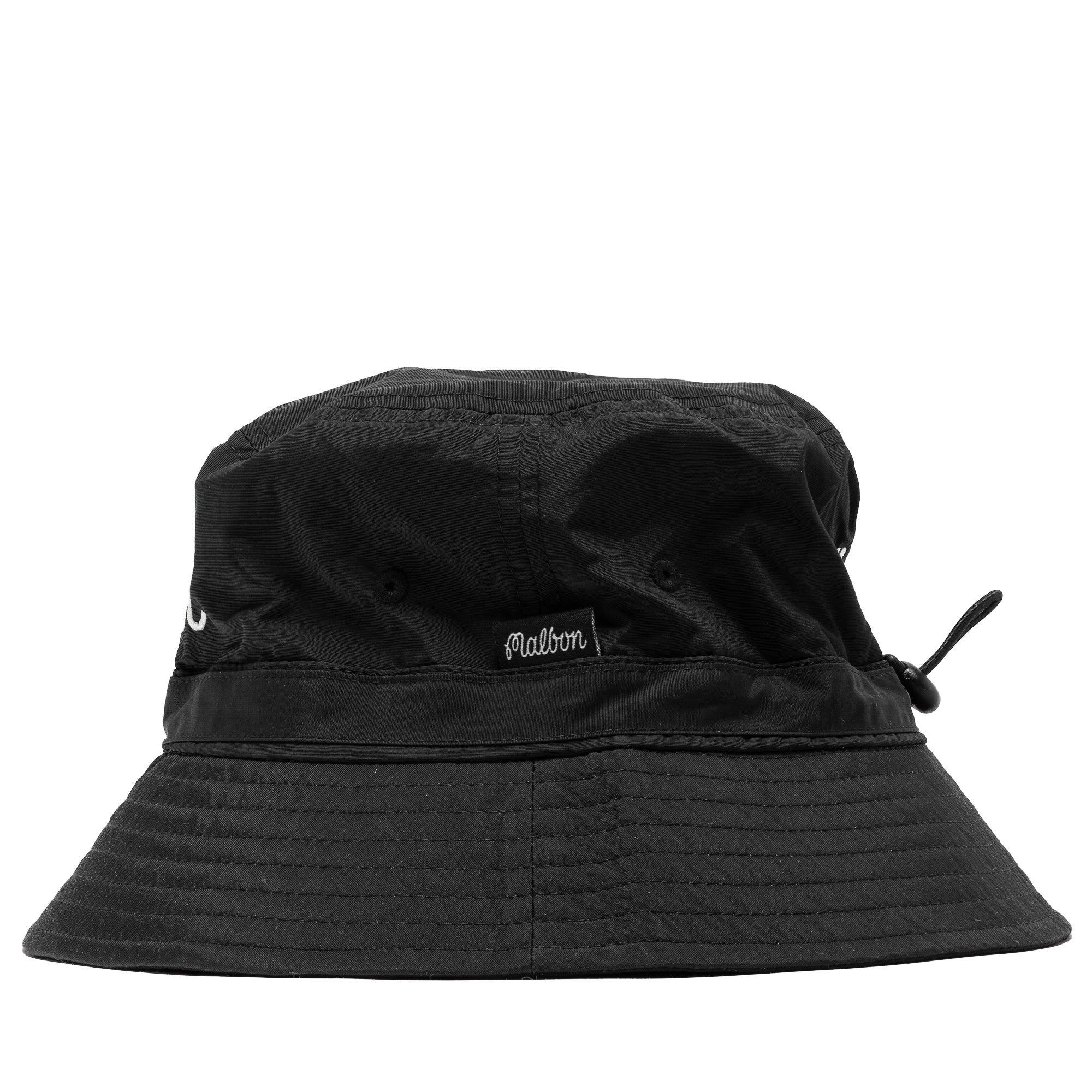 Malbon Golf Nylon Bucket Hat for Men & Women - Lightweight UV Protection Sun Hat - Black - Perfect for Golfing, Beach, Outdoor Activities & Casual Wear