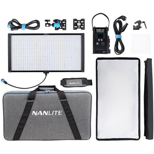 Nanlite PavoSlim 120C RGB LED Panel Light - Ultra-Thin LED Video Light for Photography, Videography & Streaming - Perfect for YouTube, TikTok & Studio Lighting