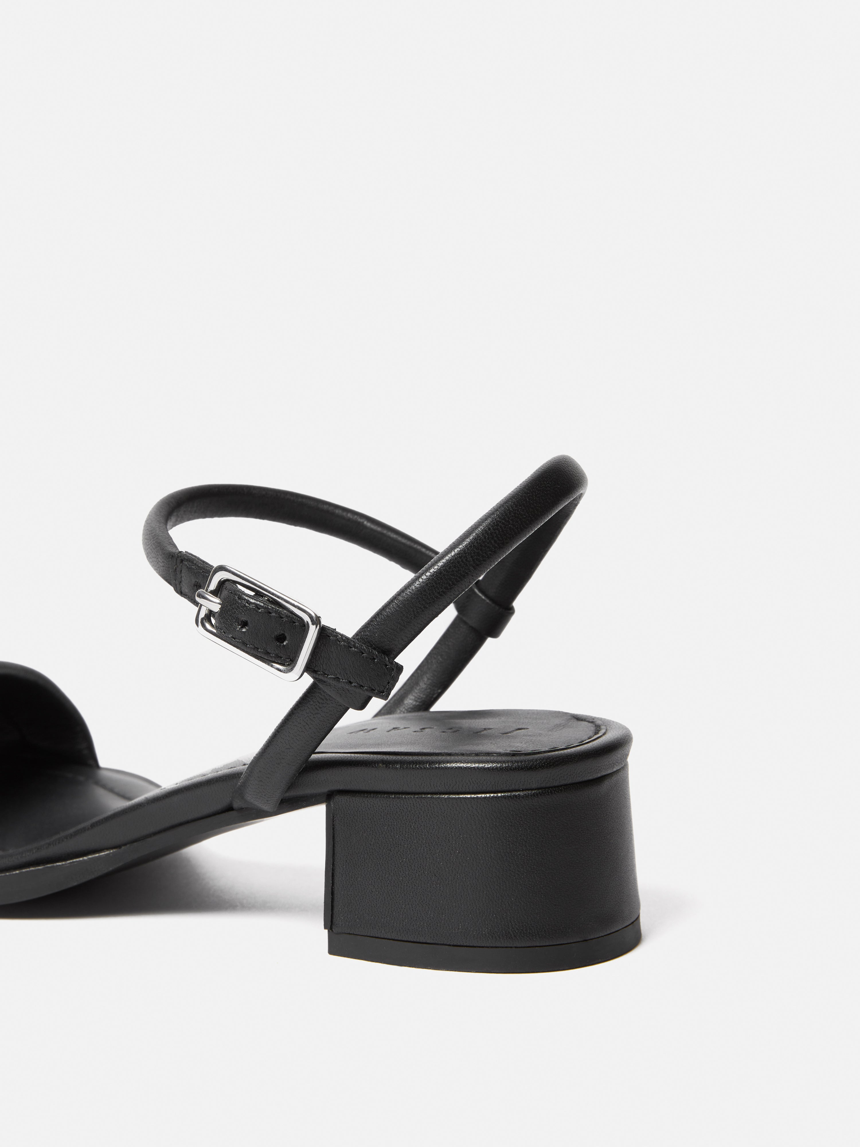 Adel Leather Heeled Sandals for Women - Black Strappy Summer Dress Sandals | Perfect for Weddings, Parties & Date Nights