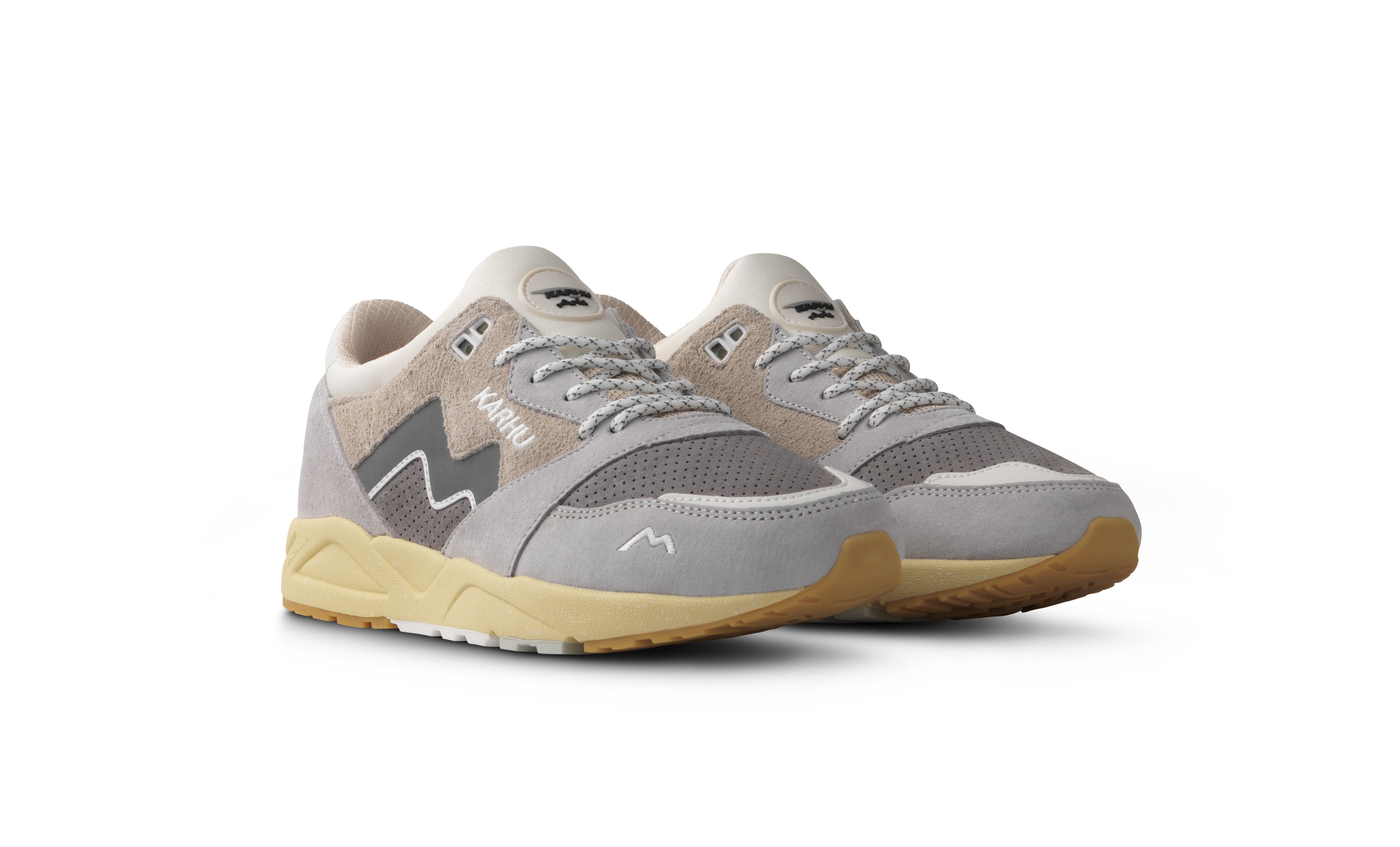 ARIA 95 Women's Sneakers - Lunar Rock & Foggy Dew Color | Lightweight Comfortable Walking Shoes for Running, Gym & Casual Wear