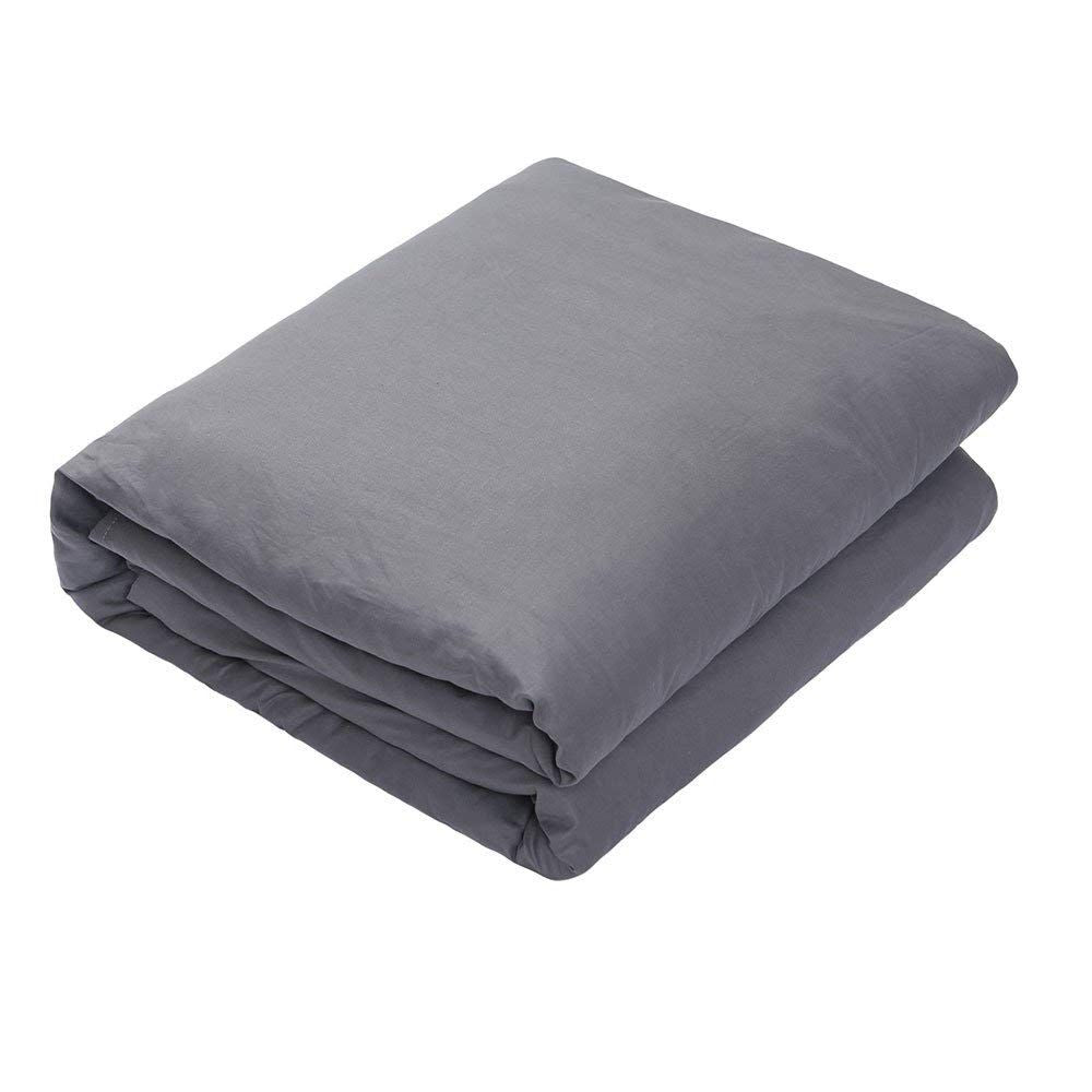 Hug Me Weighted Blanket for Adults & Kids - 15lbs Heavy Blanket for Anxiety Relief & Better Sleep - Premium Cooling Weighted Throw for Stress, Insomnia & Sensory Needs - Perfect for Bed, Couch & Travel
