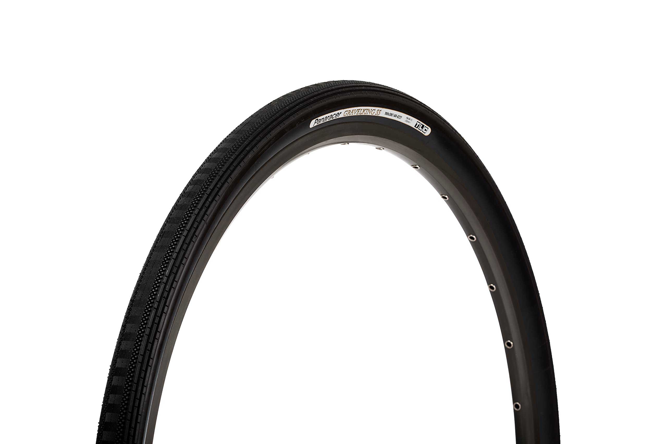 Panaracer Gravel King SS Tubeless Compatible Bike Tires 700x38c (27.5x1.5 Inch) - Durable All-Terrain Tires for Cyclocross, Mountain Biking & Gravel Touring - Perfect for Long Distance Rides & Off-Road Adventures