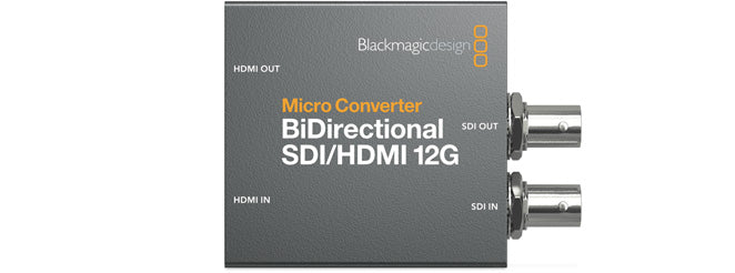 12G-SDI to HDMI Bi-Directional Micro Converter - Professional Video Signal Conversion for Live Streaming, Broadcast & Home Theater Setup