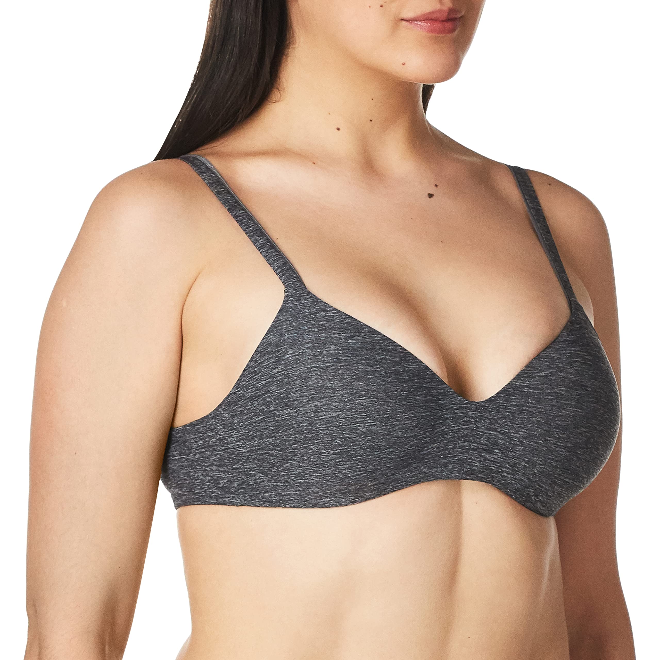 Hanes Ultimate Wireless Bra - Low-Cut T-Shirt Bra, Convertible Strapless Bra for Women | Comfortable Everyday Wear, Workout & Sleep Support