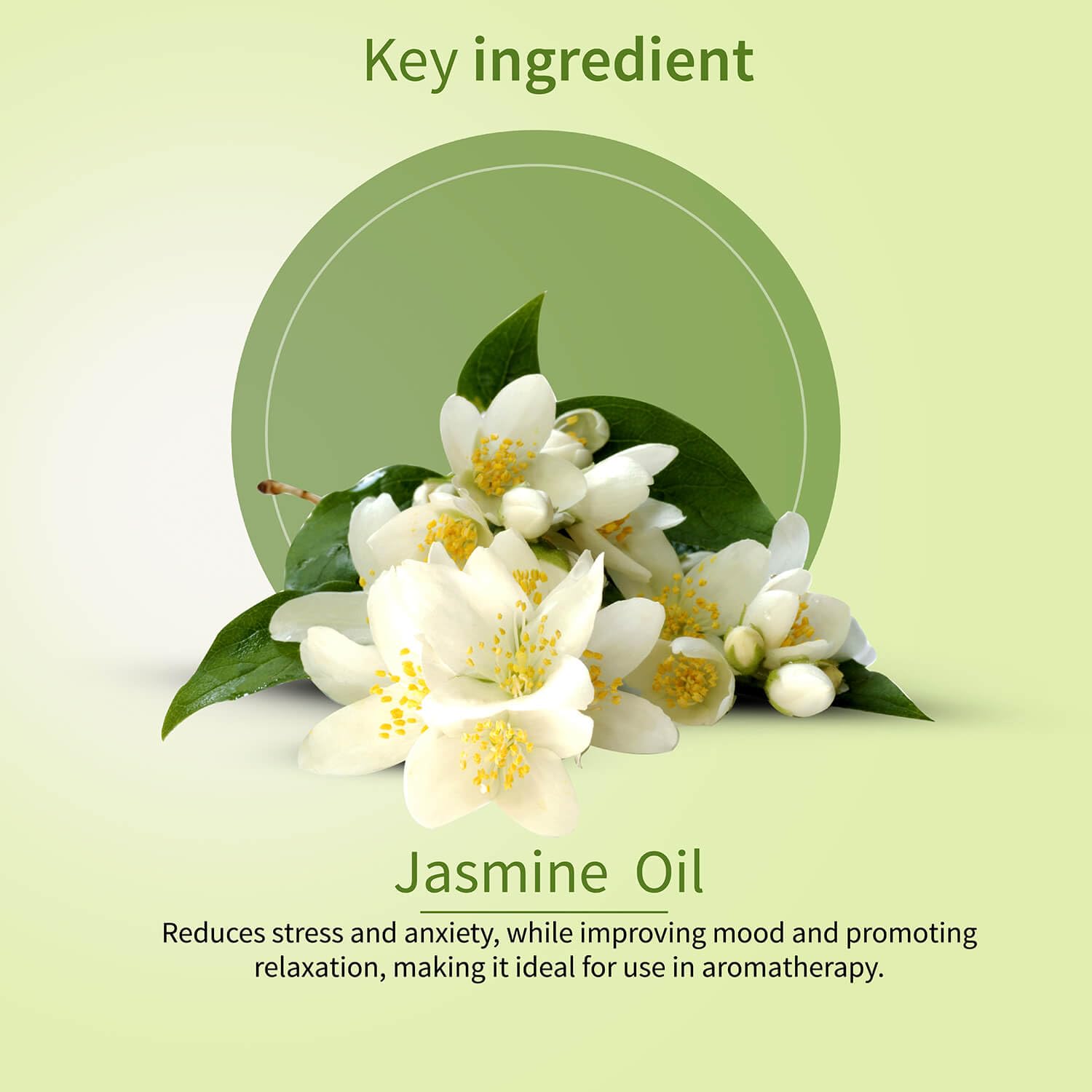 Pure Jasmine Essential Oil for Healthy Skin & Hair - 100% Natural Aromatherapy Oil for Relaxation, Massage & DIY Beauty Products