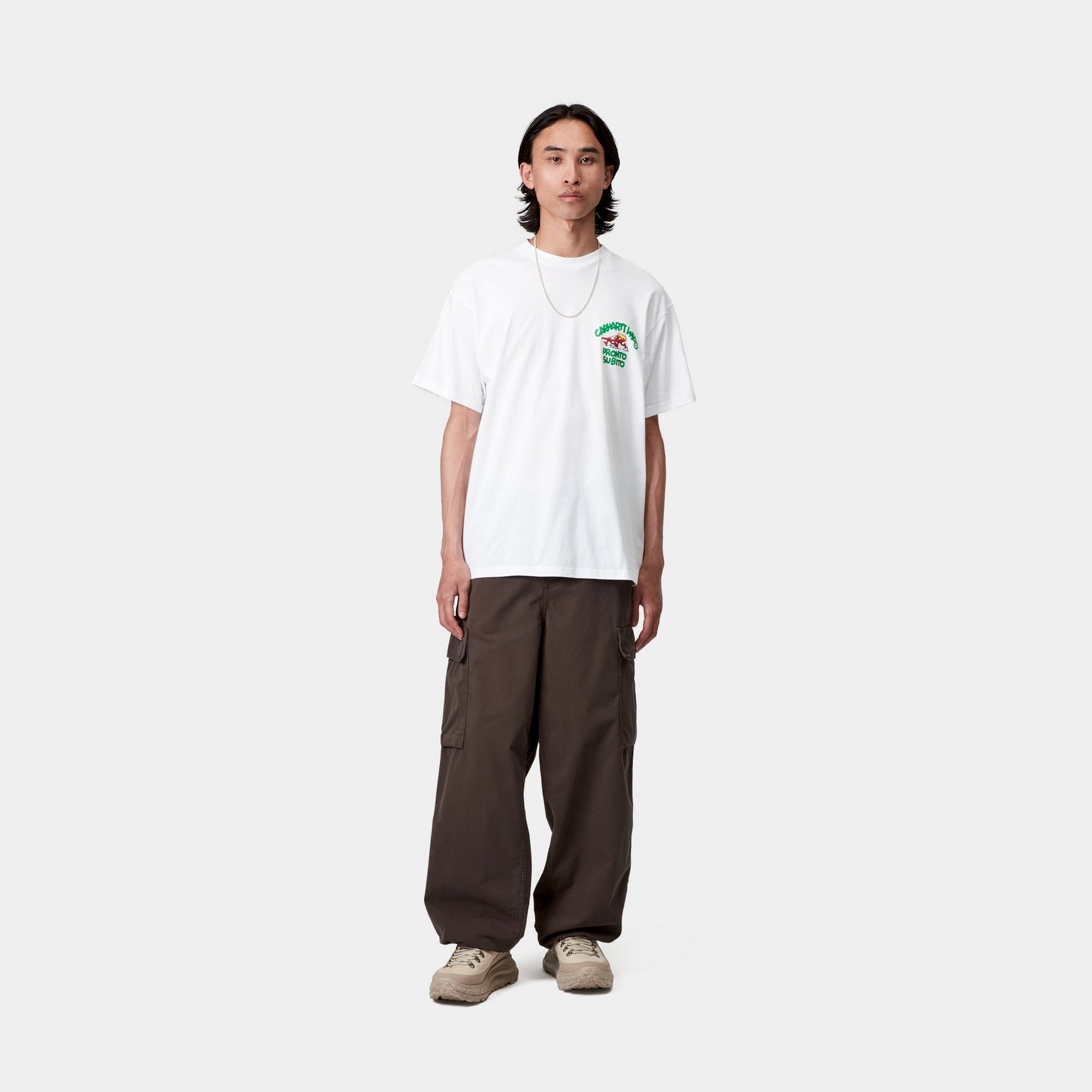 Pronto Men's Classic White T-Shirt - Soft Cotton Crew Neck Tee for Casual Wear, Gym & Everyday Outfits