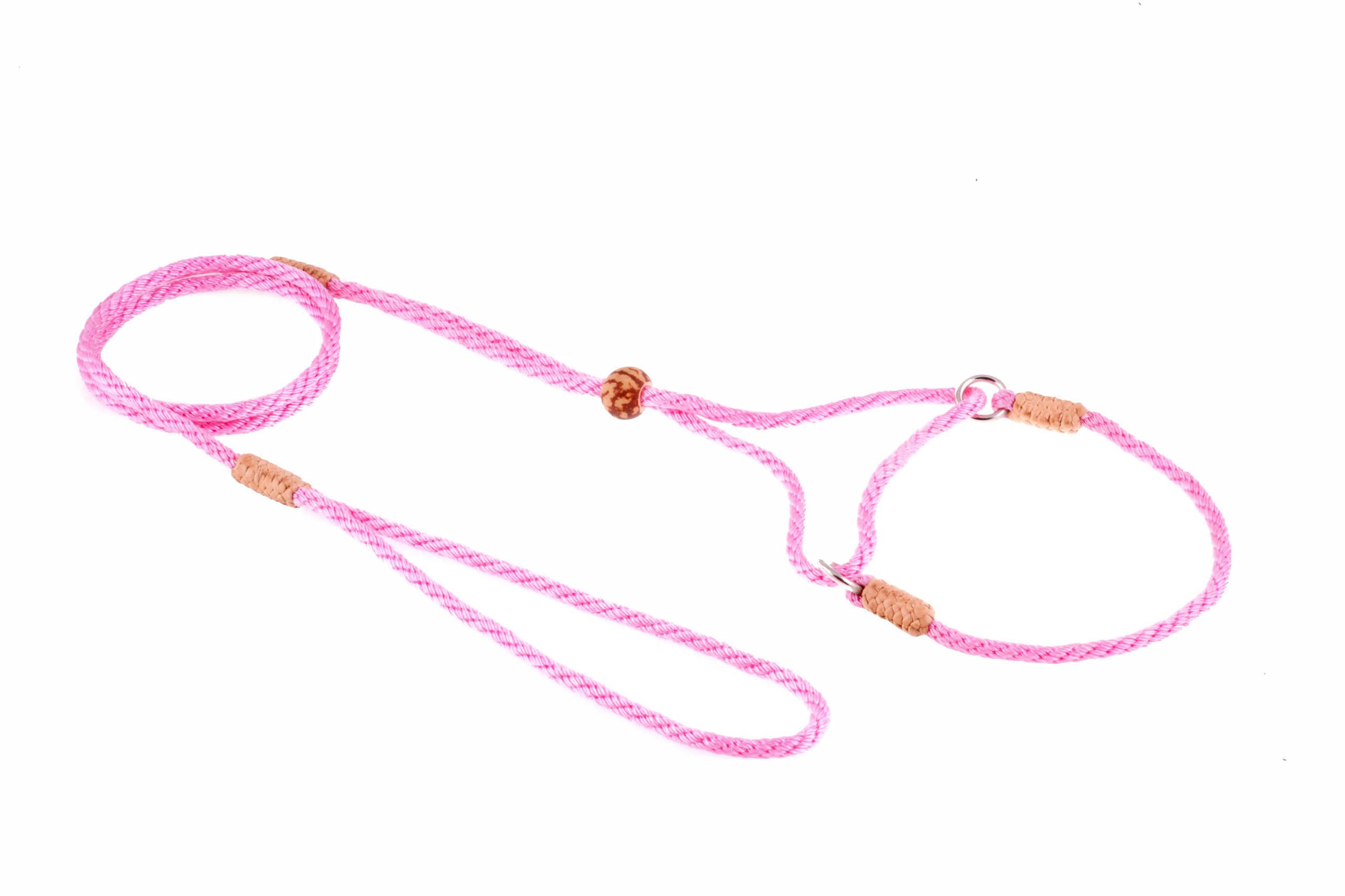 **Alvalley Martingale Dog Leash with Collar - Soft Nylon Adjustable Leash for Small & Medium Dogs - Includes Tagua Bead Stopper - Ideal for Training, Walking & Outdoor Adventures**