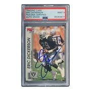 Eric Dickerson Autographed 1992 Pro Set #537 Raiders Football Trading Card - PSA/DNA Certified Mint 9 - Perfect for NFL Memorabilia Collectors & Sports Fans Display