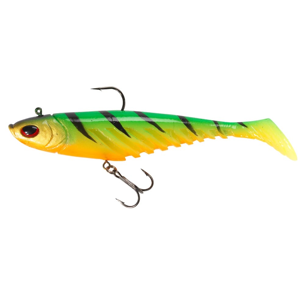 Berkley Powerbait Rigged Papa Giant Shad 23cm Soft Plastic Fishing Lures - Perfect for Bass, Walleye and Saltwater Fishing