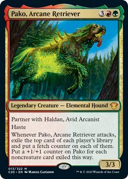 Magic: The Gathering - Pako, Arcane Retriever (Collector Pack Exclusive) - Ikoria: Lair of Behemoths Trading Card Game - Rare MTG Card for Deck Building & Strategy Games - Perfect for Collectors and Competitive Players