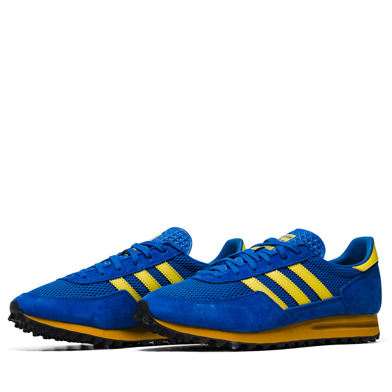 Adidas TRX Mesh SPZL Sneakers - Hi Res Blue/Shock Yellow Running Shoes for Men | Lightweight & Breathable for Gym, Jogging & Casual Wear