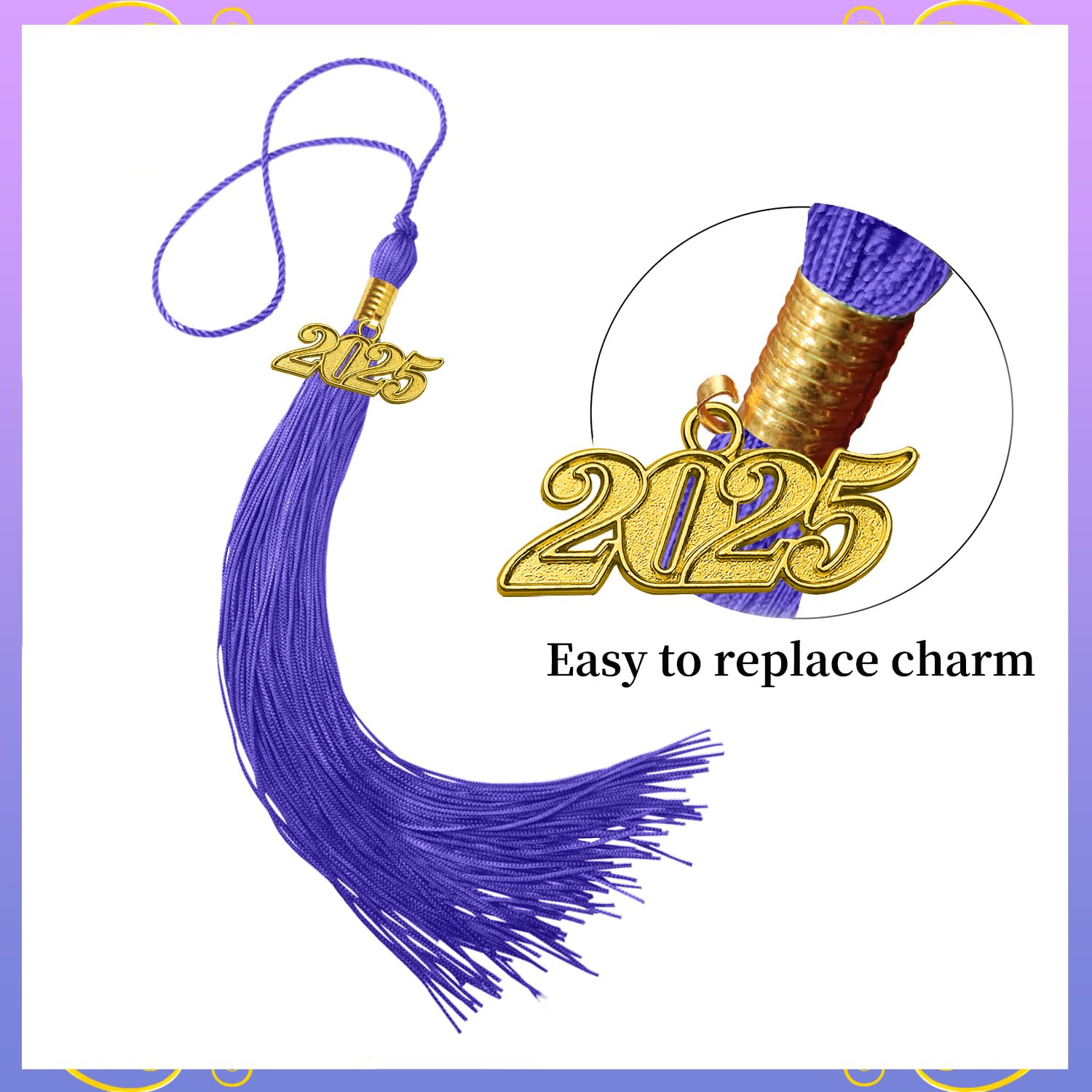 2024 & 2025 Graduation Cap for Adults - Matte Finish Adjustable Unisex Commencement Hat with Tassel - Perfect for College, University & High School Graduation Ceremonies