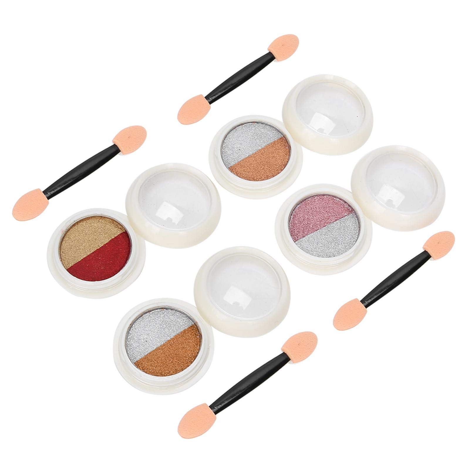 Double Color Nail Chrome Powder - Mirror Laser Glitter Powder for Professional & DIY Nail Art | Perfect for Nail Salon, Home Manicure & Party Makeup