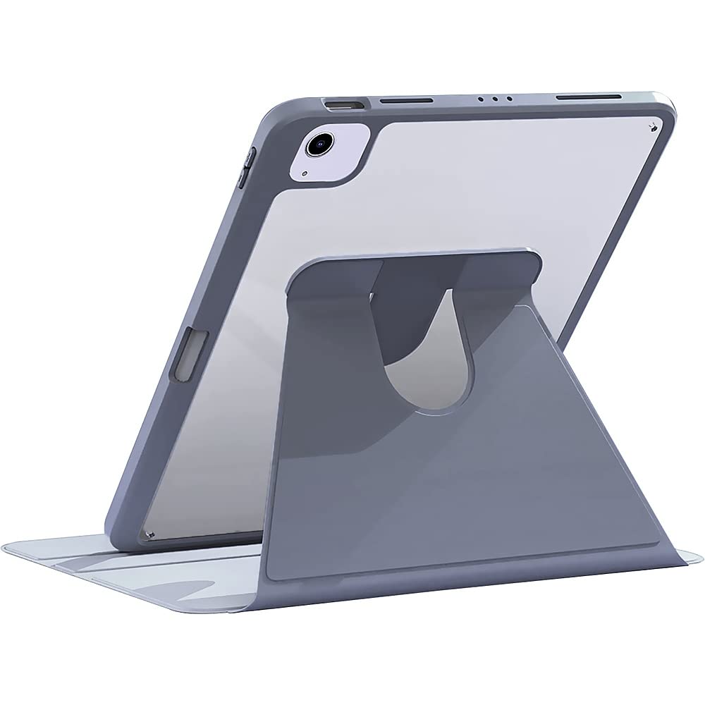 Sahara Venture Series 360° Rotating Protective Case for iPad Air 10.9-inch (4th/5th Gen) & iPad Air 11-inch M2/M3 - Shadow Purple Gray (TB00247) | Perfect for Work, Travel & Home Use