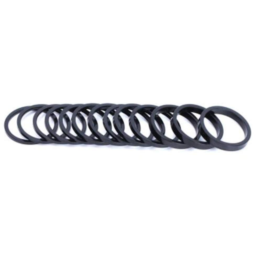 BESPORTBLE 5PCS Aluminum Alloy Bike Headset Spacer Set - 2MM Bicycle Stem Spacers for Road & Mountain Bikes - Lightweight & Durable Cycling Accessories for Bike Maintenance & Upgrades