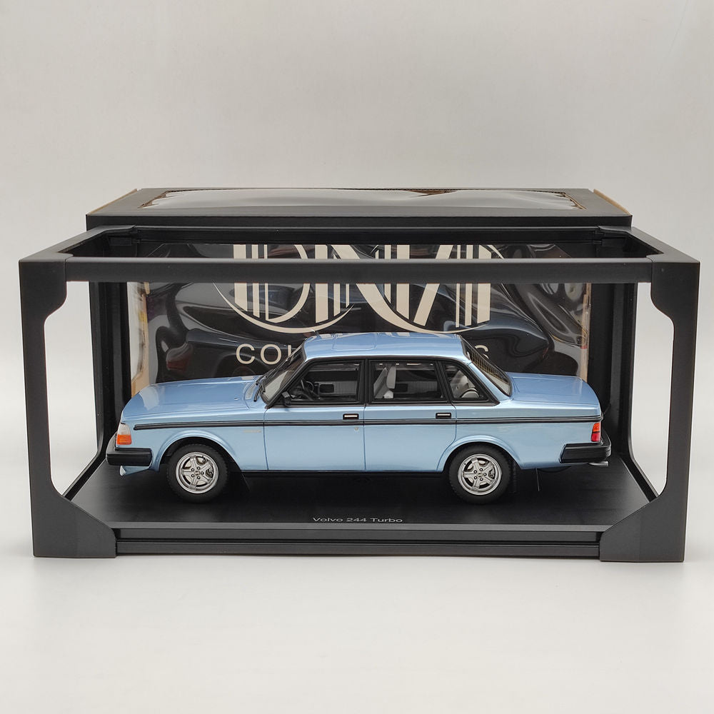 1/18 Scale Volvo 244 Turbo Resin Model Car - Limited Edition Blue Collectible (DNA000135) | Perfect for Car Enthusiasts, Display Collections & Gift Giving