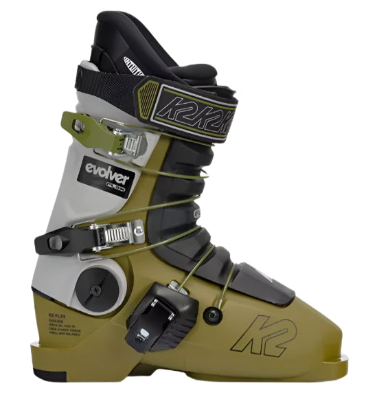 K2 Junior's Evolver Ski Boots 2025 - Kids' Adjustable Ski Boots for Boys & Girls - Perfect for Alpine Skiing and Snowboarding Adventures