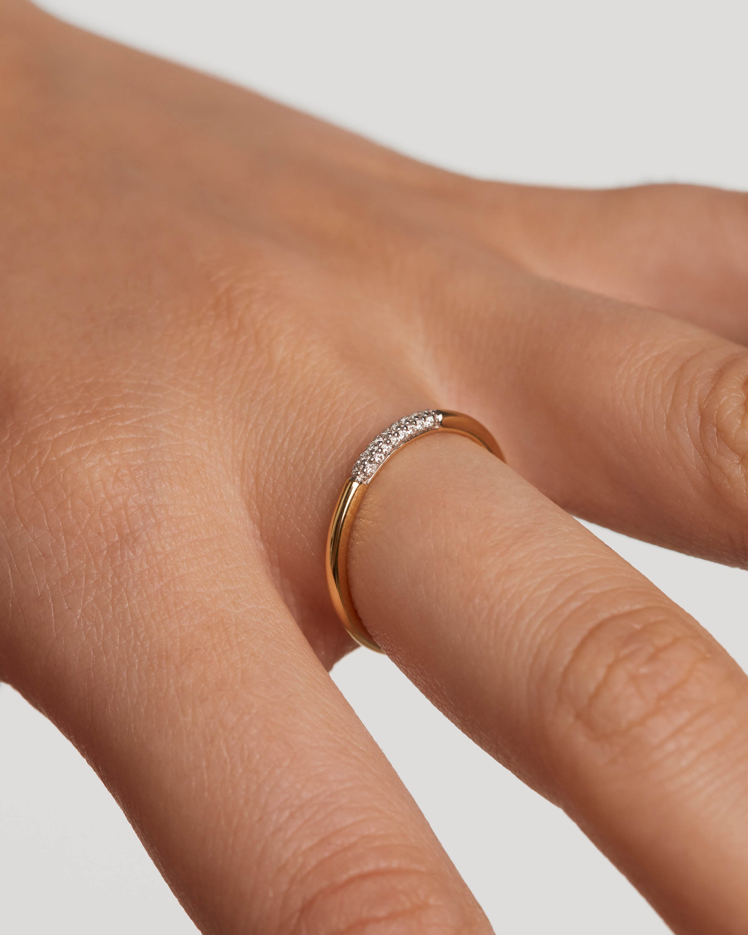 Exquisite 14K Gold Diamond Nora Ring for Women – Elegant Stackable Wedding Band, Anniversary Gift, or Everyday Jewelry – Perfect for Engagements, Parties & Special Occasions