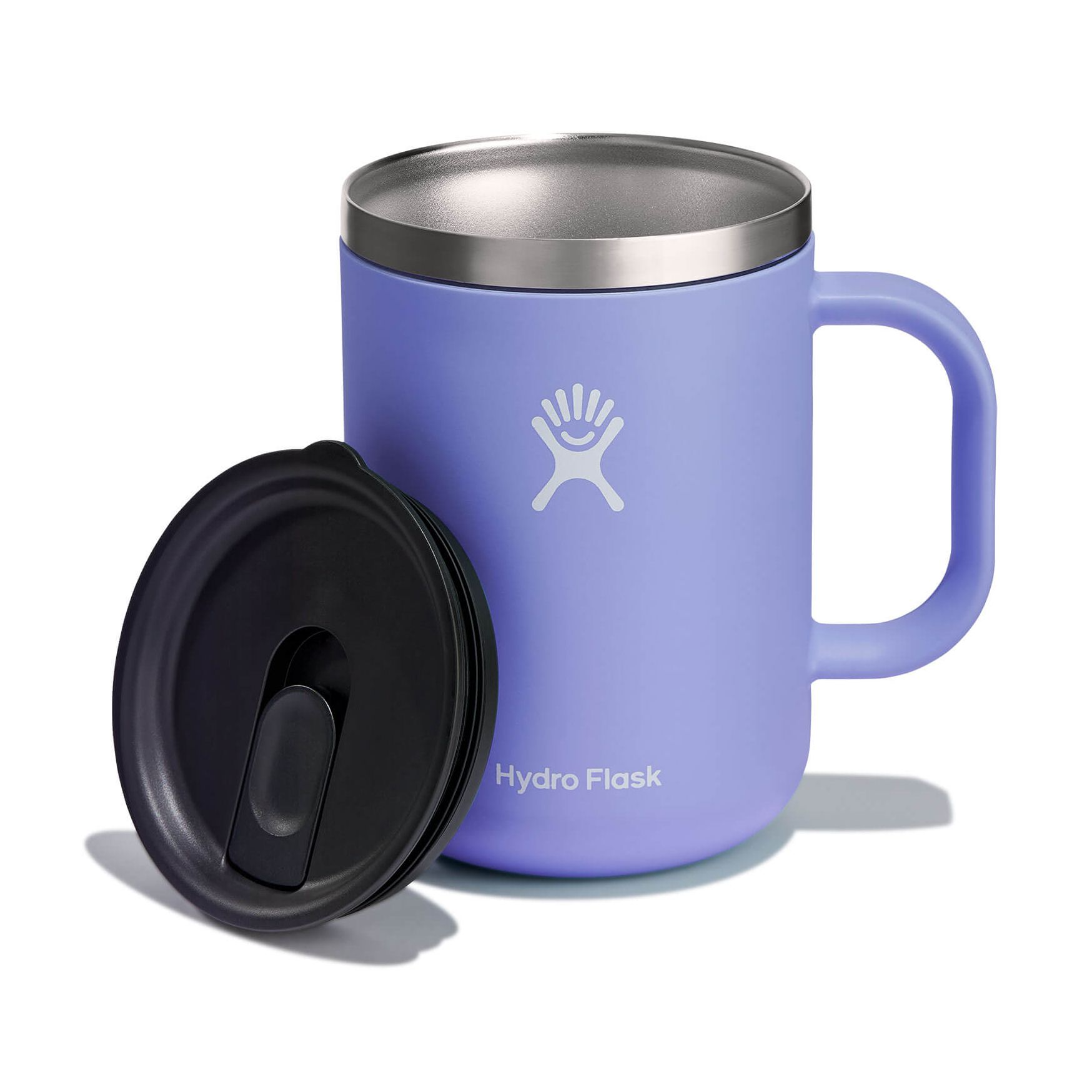 24 oz Lupine Printed Ceramic Coffee Mug - Insulated Travel Tumbler for Hot & Cold Drinks - Perfect for Home, Office, Camping & Gifts