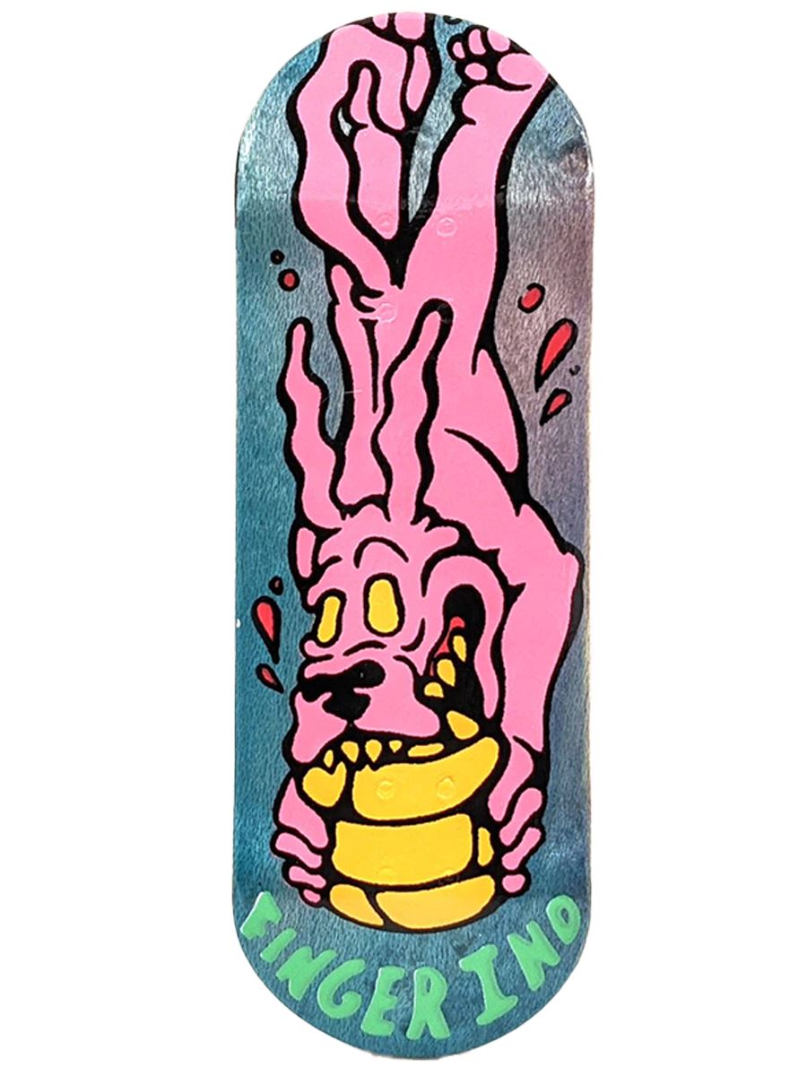 Finger Industries x CINO Professional Fingerboard Skateboard Deck - High Performance Mini Skateboard for Tricks & Stunts - Perfect for Skateboard Enthusiasts & Collectors - Great for Indoor Practice, Office Fun & Street Style Showcase