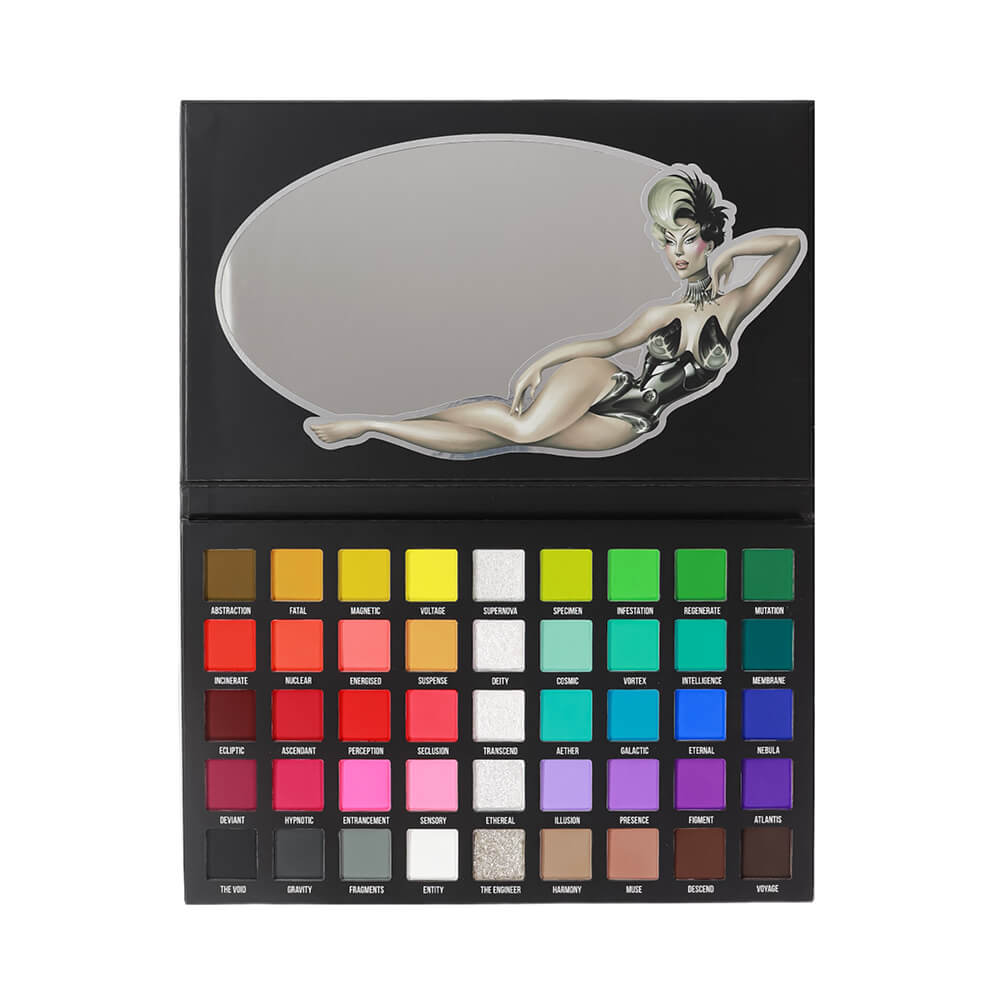 Blend Bunny Cosmetics Ellis Atlantis 45 Color Eyeshadow Palette - Vegan & Cruelty-Free Makeup for Professional & Everyday Looks | Perfect for Parties, Weddings & Photo Shoots