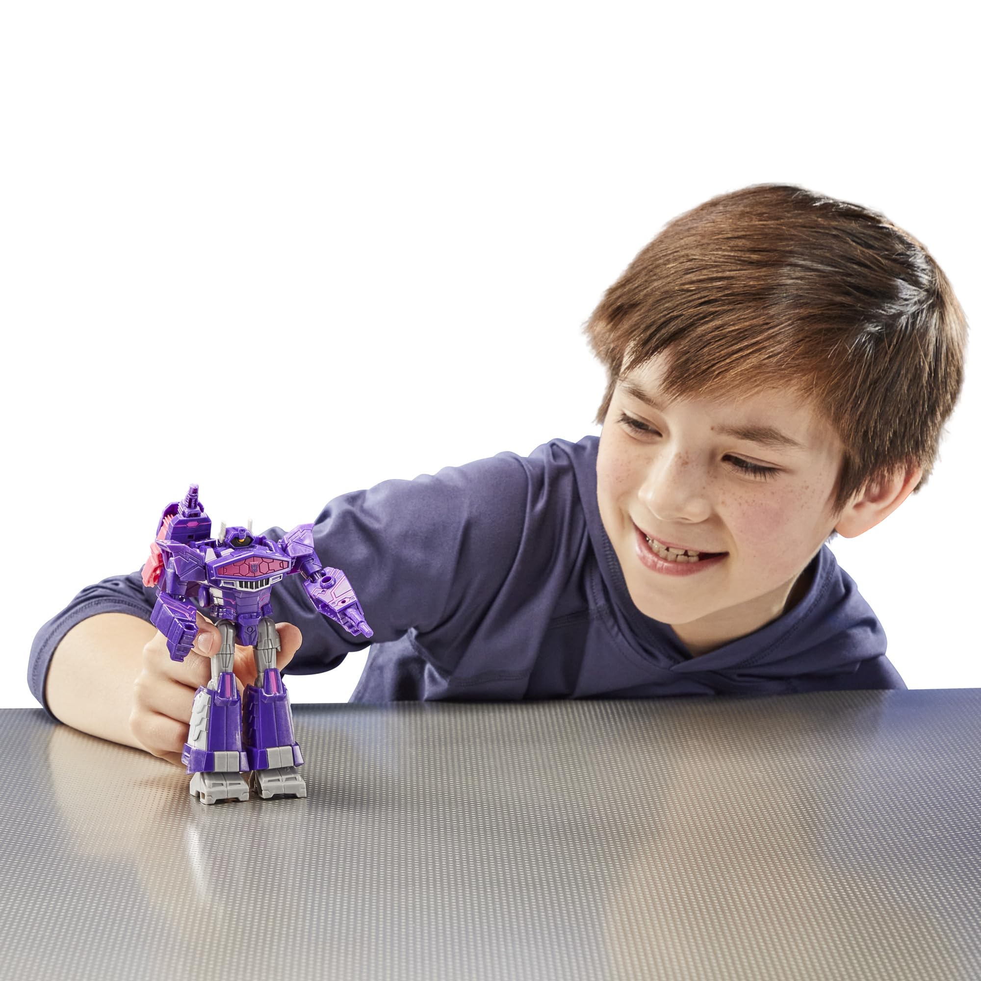 Transformers Decepticon Commander 3-Pack: Starscream, Shockwave & Soundwave 5-Inch Robot Action Figures for Kids Ages 6+ | Interactive Collectible Toys for Boys & Girls | Amazon Exclusive | Perfect for Playtime, Birthday Gifts & Collector Displays