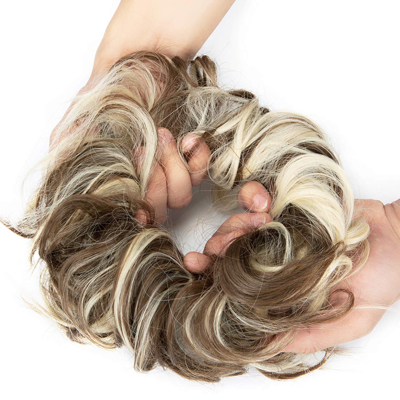 Messy Bun Hair Extensions - Seamless Chignon Hairpiece for Updo & Ponytail | Perfect for Weddings, Parties & Everyday Wear