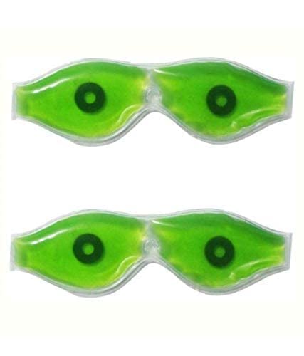 MAPPERZ Aloe Vera Cooling Gel Eye Mask - Soothing & Hydrating Under Eye Patches for Dark Circles, Puffiness & Wrinkles (Pack of 2) | Perfect for Summer, Travel & Overnight Skincare Routine