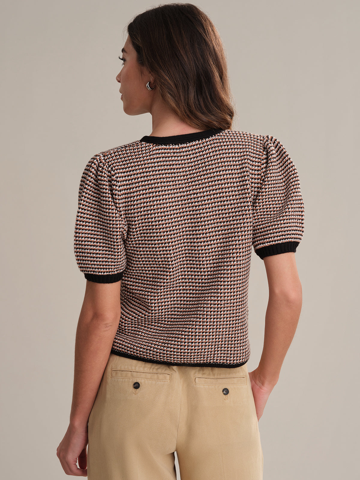 Elaine: Stylish Puff Sleeve Tie Front Blouse for Women | Casual & Office Wear | Perfect for Dates, Work & Everyday Outfits