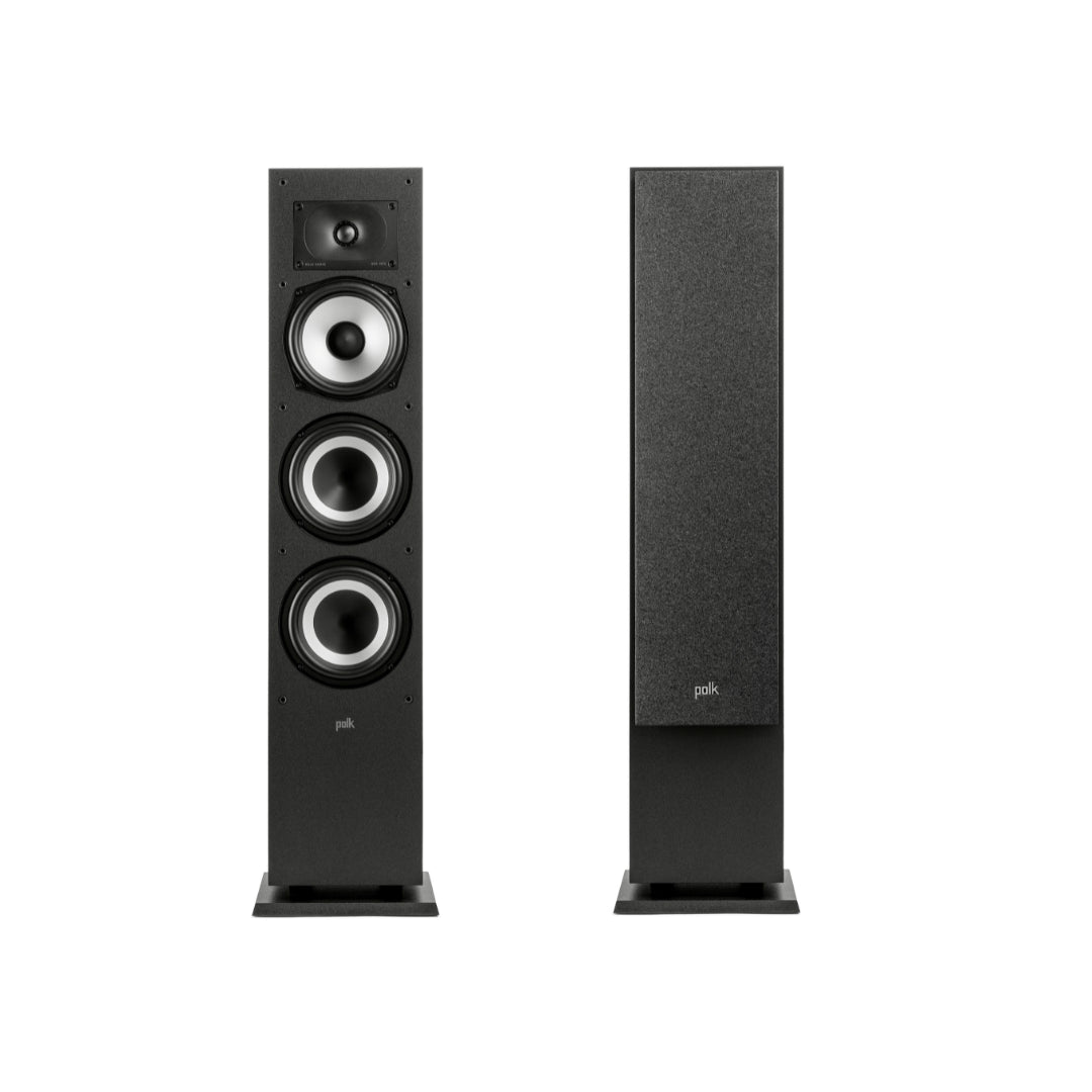 Polk Monitor XT70 2.1 Home Theater System with XT60 Floor Standing Speakers, XT35 Slim Center Channel Speaker & XT12 Subwoofer - Perfect for Movies, Music & Gaming in Living Rooms & Media Rooms
