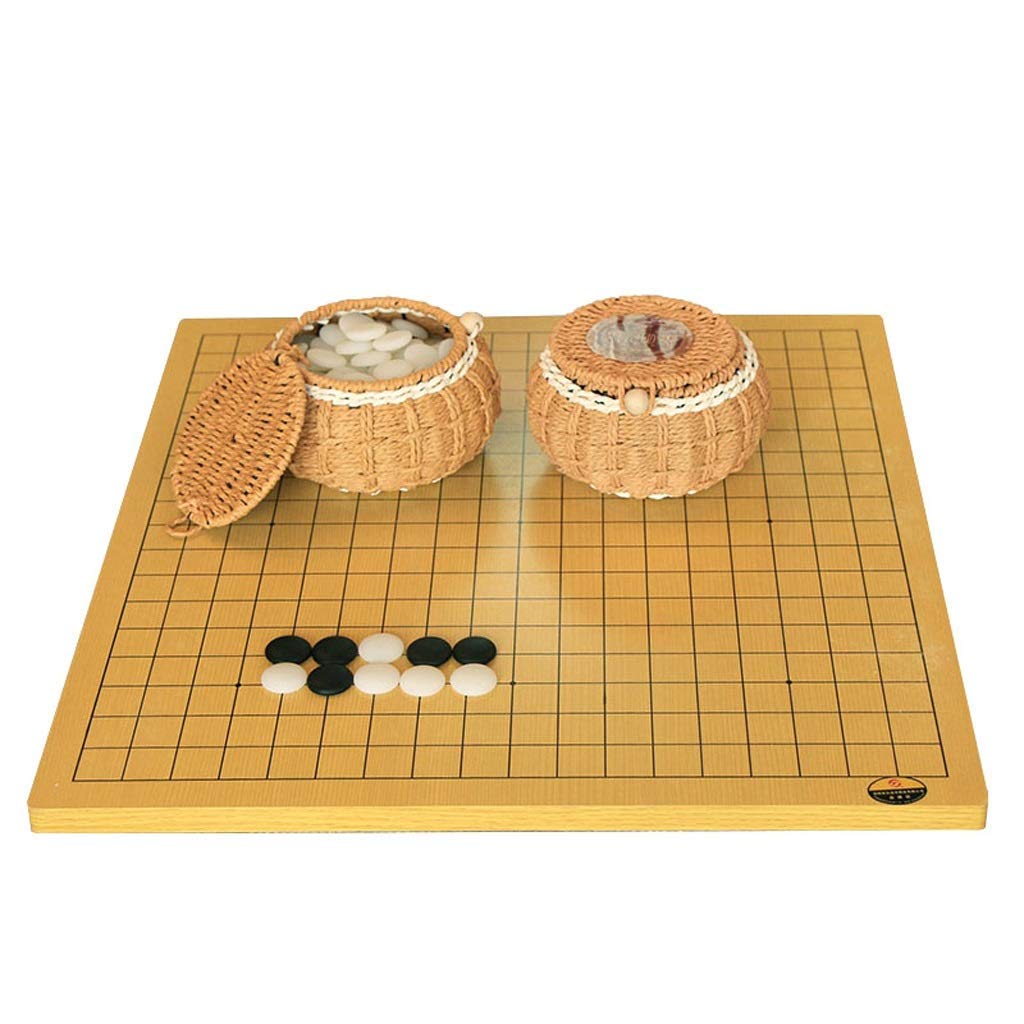 ZCYXQR Chess Set with Single Convex Colored Glaze Stones & Raffia Bowls - Premium Game Board for Men and Teens - Perfect for Family Game Nights, Gifts, and Strategy Game Lovers