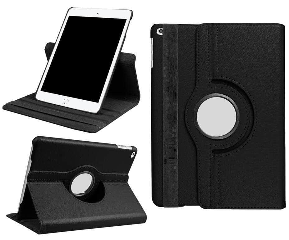 360 Degree Rotating Leather Smart Case for iPad 9 - Protective Cover with Stand Function for Work, Study & Entertainment