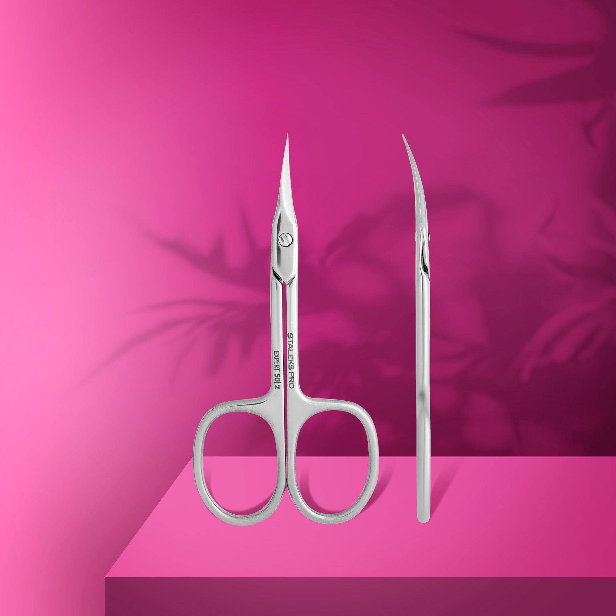 Staleks Professional Cuticle Scissors EXPERT 50 TYPE 2 - Precision Nail Care Tool for Manicure & Pedicure | Perfect for Salon Professionals & Home Use