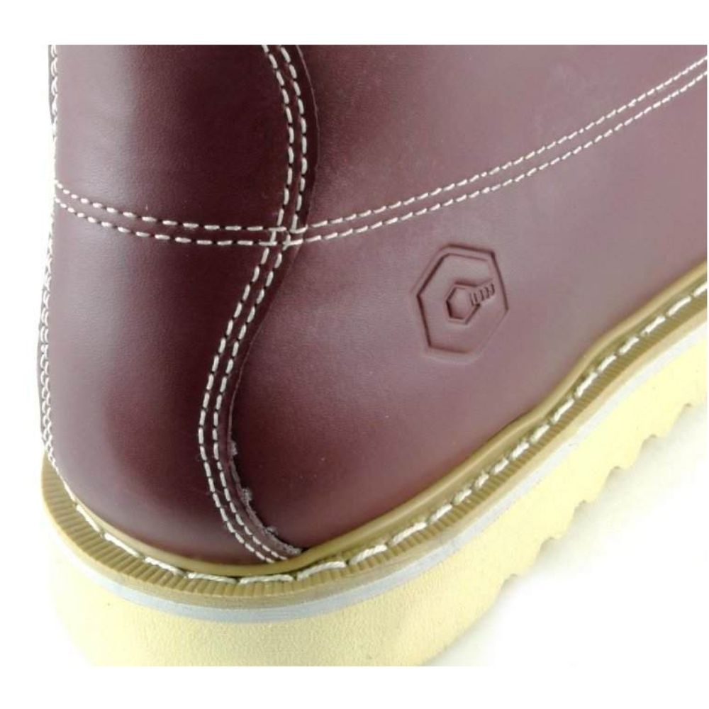 JB Goodhue 00800 Steel Toe Work Boots for Men - Heavy Duty Safety Shoes with Slip Resistant Outsole - Ideal for Construction, Warehouse & Industrial Work