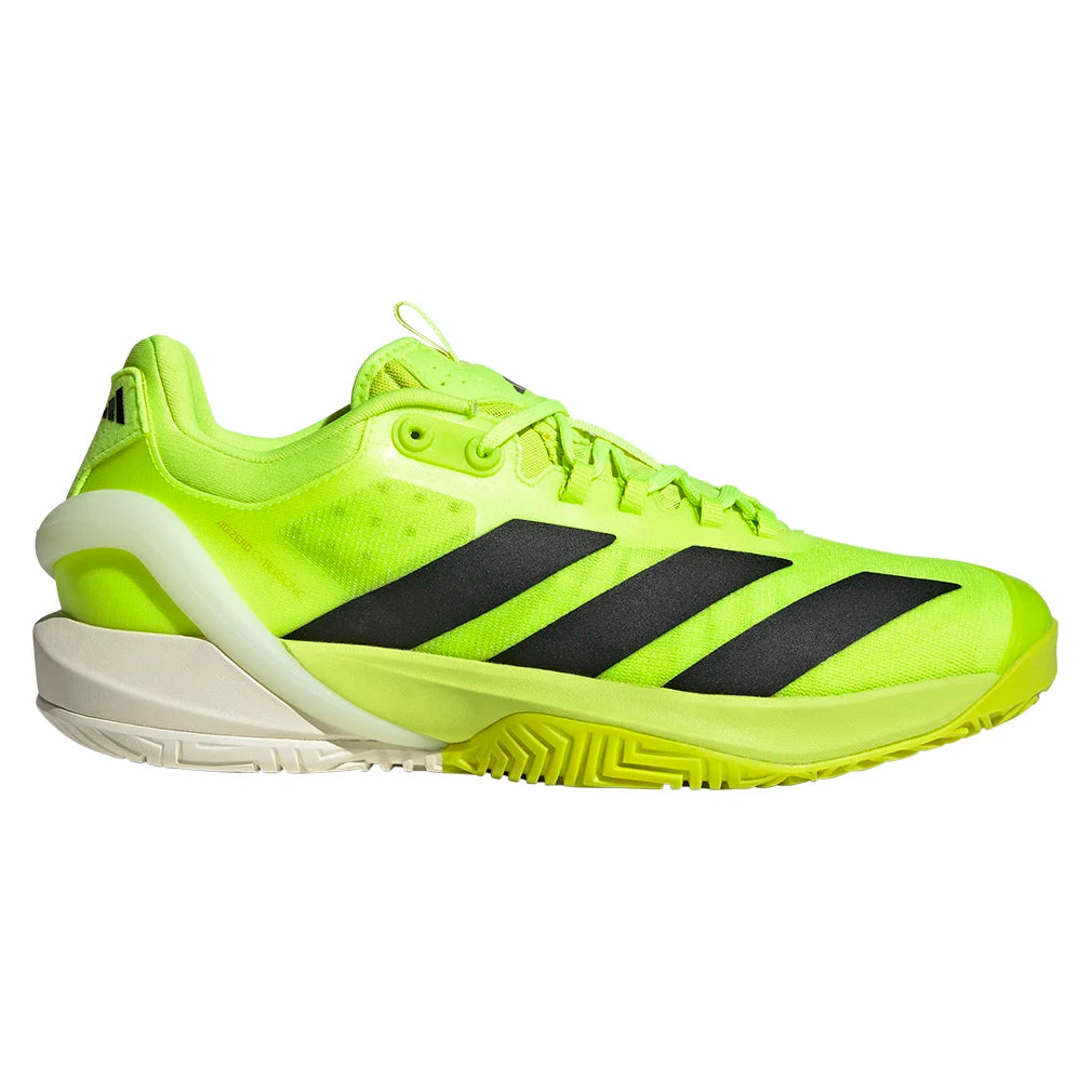 Adizero Cybersonic 2 Men's Tennis Shoes - Lightweight Performance Sneakers in Lucid Lemon & Core Black for Competitive Play & Court Training
