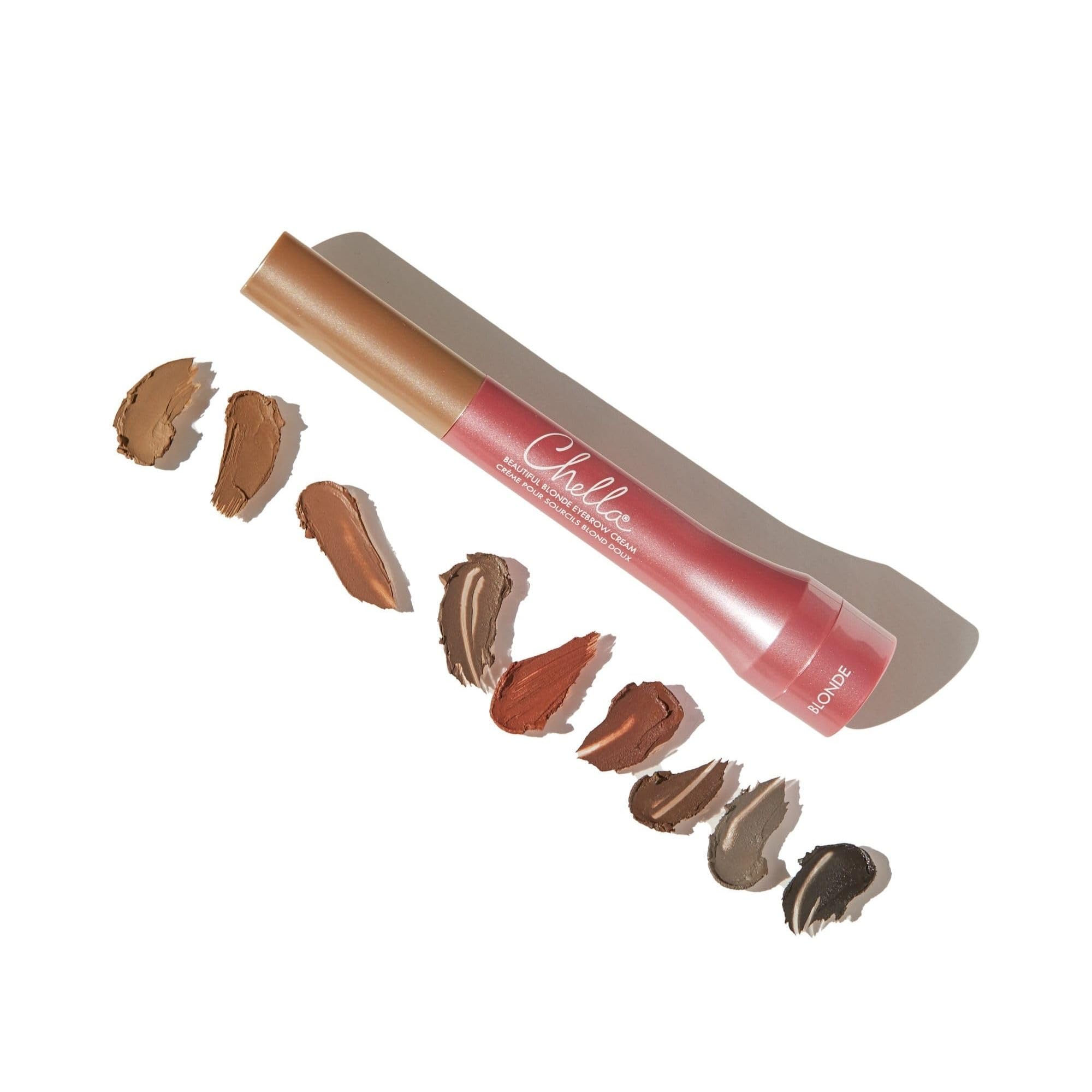 Chella Eyebrow Cream - Vegan, Cruelty-Free Eyebrow Pomade in Marvelous Medium Brown | Long-Lasting, Water-Resistant Formula with Velvet Finish | Perfect for Everyday Makeup & Special Occasions