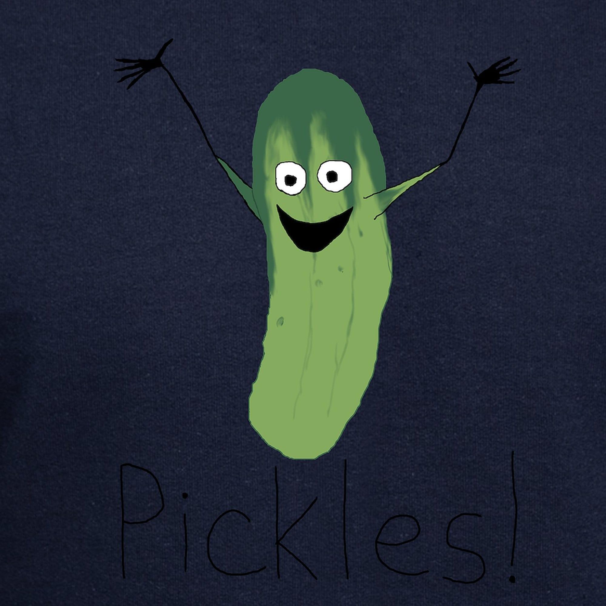 Pickles! Men's Dark Regular Fit Hooded Sweatshirt | Comfortable Cotton Pullover Hoodie for Casual Wear, Lounge & Outdoor Activities