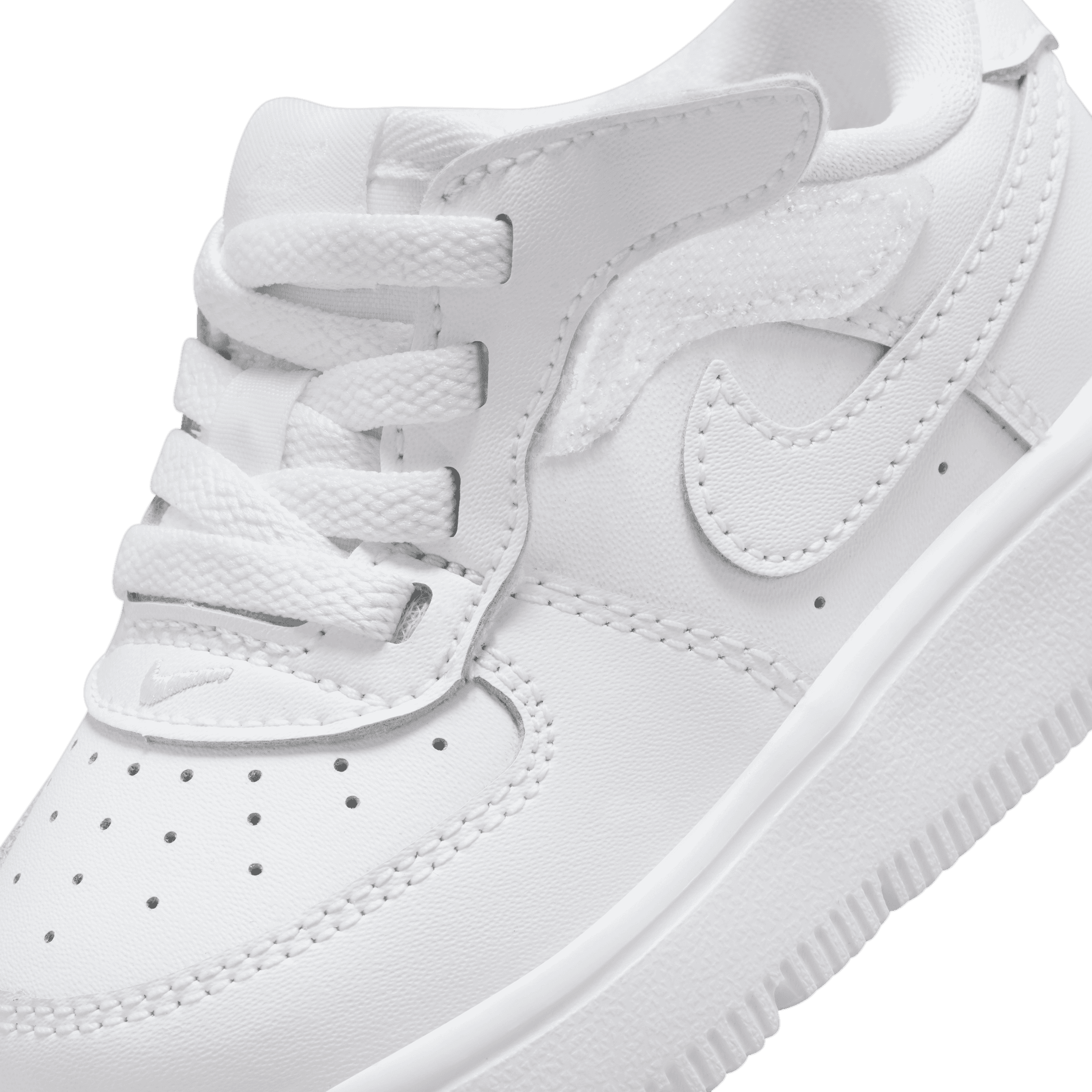 Nike Air Force 1 Low EasyOn TD Sneakers - White & Comfortable Toddler Shoes for Everyday Wear | Perfect for Playdates, Preschool & Casual Outings