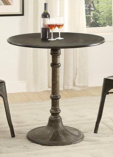 Coaster Furniture Oswego 60-Inch Bronze Dining Table - Modern Kitchen & Dining Room Furniture for Family Gatherings & Entertaining