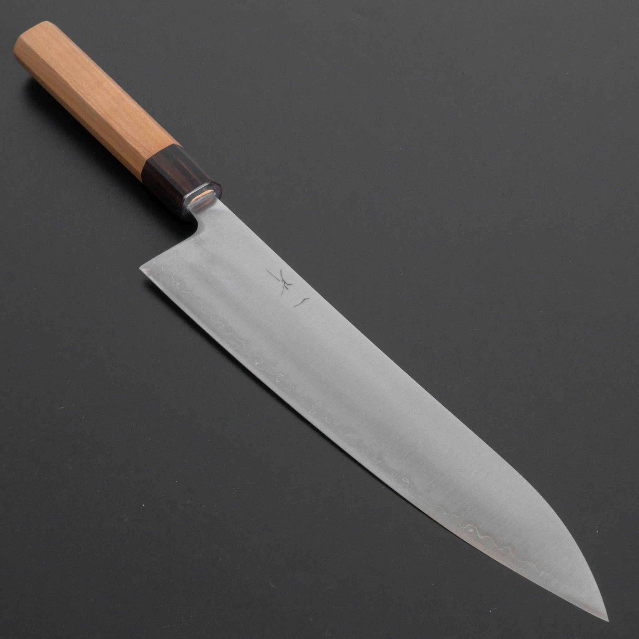 Hitohira Futana SB Migaki Gyuto 240mm Japanese Chef Knife with Cherry Wood Handle - Perfect for Sushi, Sashimi & Precision Cutting