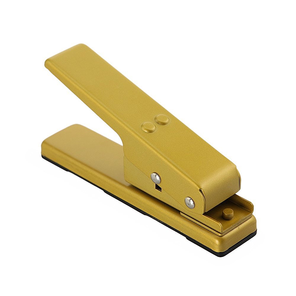Premium Guitar Pick Punch Cutter Kit - DIY Custom Plectrum Maker Machine for Guitarists (Gold) | Create Unique Picks from Credit Cards & Gift Cards | Perfect for Musicians, Bands & Guitar Enthusiasts