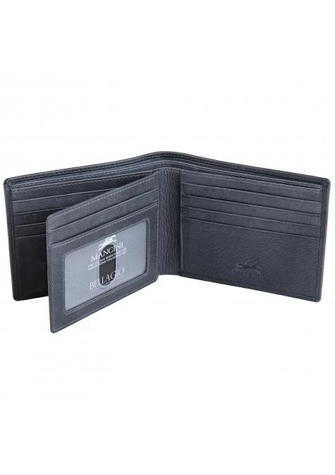 Mancini BELLAGIO RFID Blocking Leather Wallet for Men - Slim Bifold Credit Card Holder with Money Clip - Perfect for Travel, Business & Everyday Use