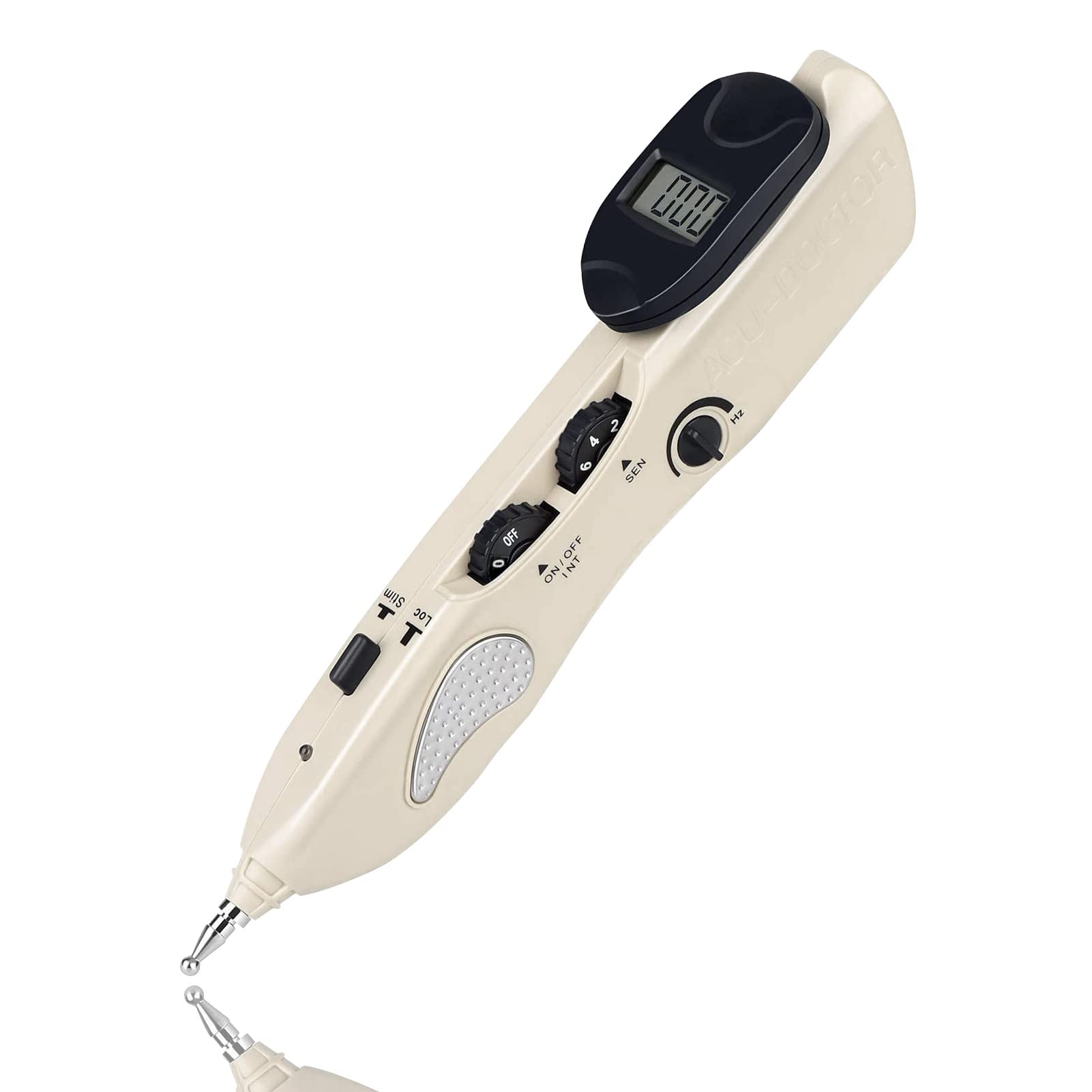 Electronic Acupuncture Pen - Automatic Meridian & Acupoint Finder with 3 Interchangeable Massage Heads, Rechargeable Pain Relief Device for Home Use, Muscle Relaxation & Stress Relief