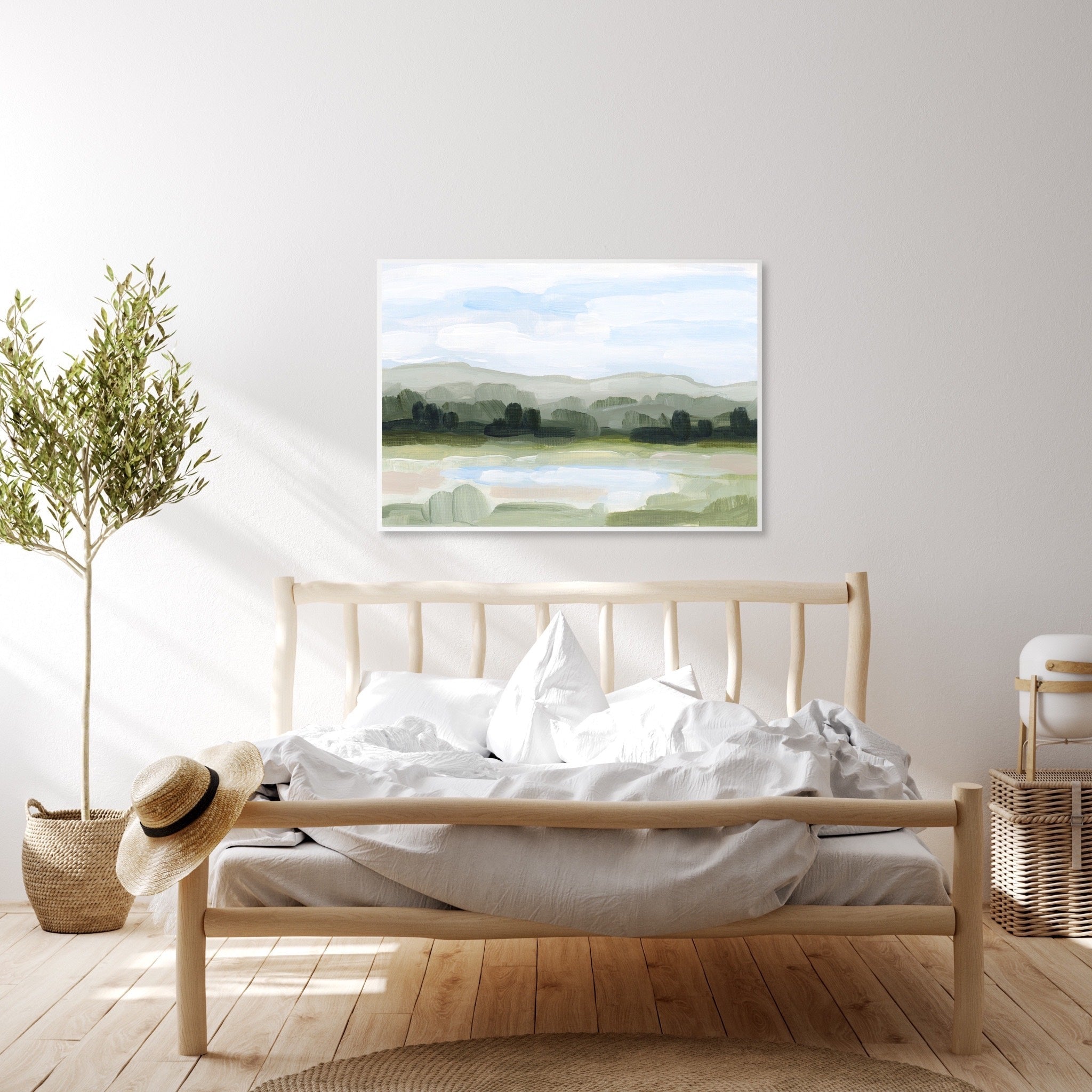 The Trail Ends Art Print - Nature Landscape Wall Decor for Home, Office & Cabin - Perfect for Living Room, Bedroom & Study Room