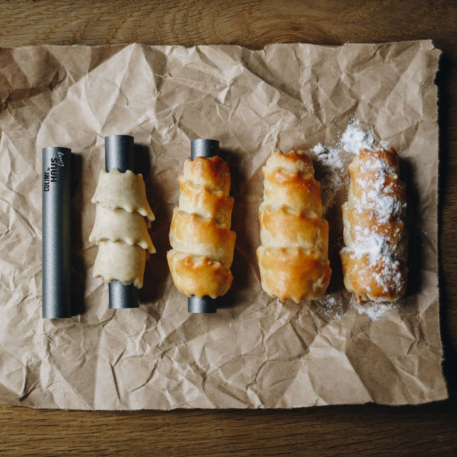 Cannoli Tubes Molds - 30-Pack 8cm (3.14
