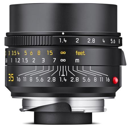 Leica Summilux M 35mm f/1.4 ASPH Lens - Black (2022 Version) | Professional Prime Lens for Street & Portrait Photography | Compatible with Leica M Mount Cameras
