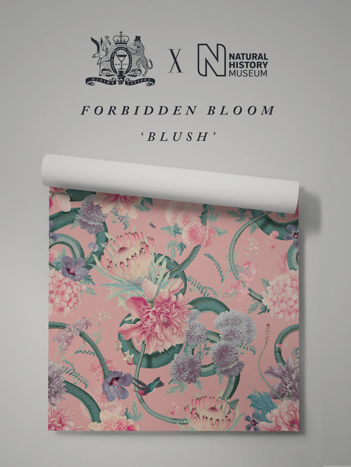Forbidden Bloom Wallpaper Sample - Premium Floral Peel & Stick Wallpaper - Perfect for Bedroom, Living Room & Nursery Decor