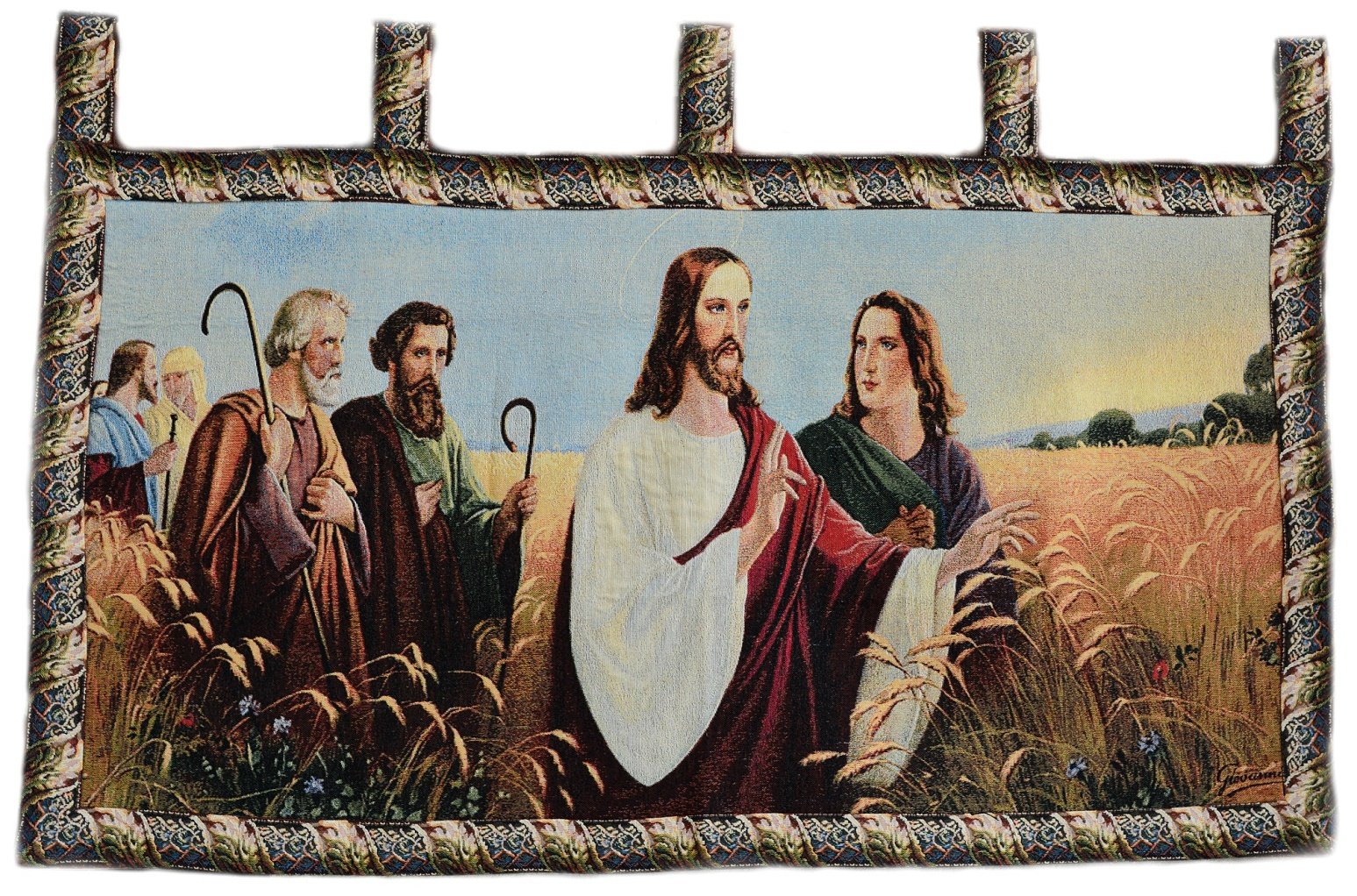 Vintage Tapestry Wall Hanging - Tache Home Fashion 12932 Bohemian Home Decor, Multicolor Ethnic Design for Living Room, Bedroom & Dorm Room Decorations