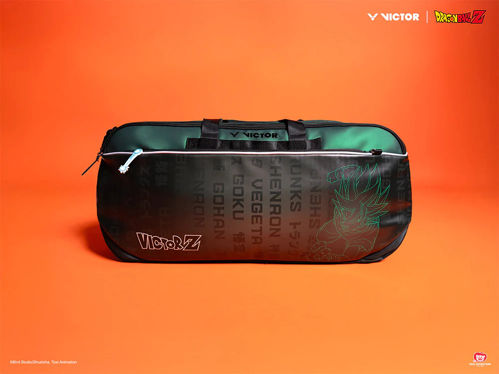 Victor x Dragon Ball Z Rectangular Badminton Racket Bag BR5639DBZ G - Perfect for Badminton Training, Gym Storage & Anime Fans Collection
